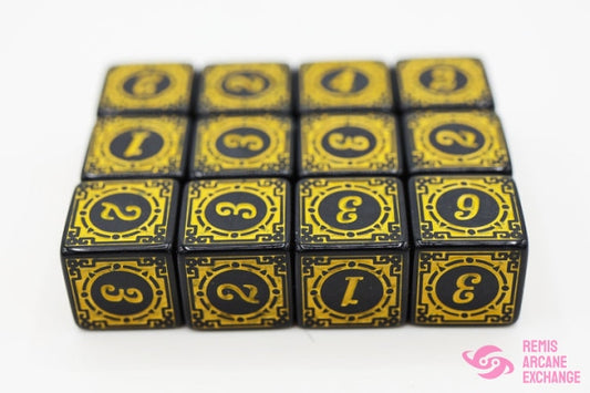 Magic Burst D6 Set - Yellow