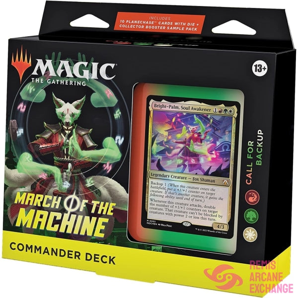 March Of The Machine Call For Backup Commander Deck