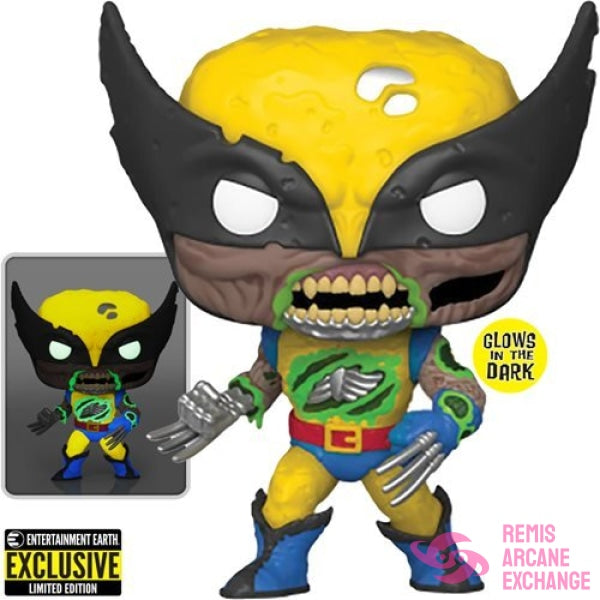 Marvel Zombies Wolverine Glow-In-The-Dark Pop! Vinyl Figure