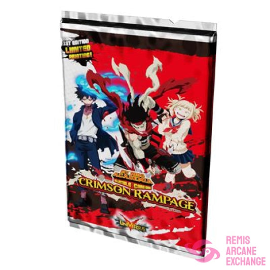 My Hero Academia: Crimson Rampage 1St Edition Booster Pack