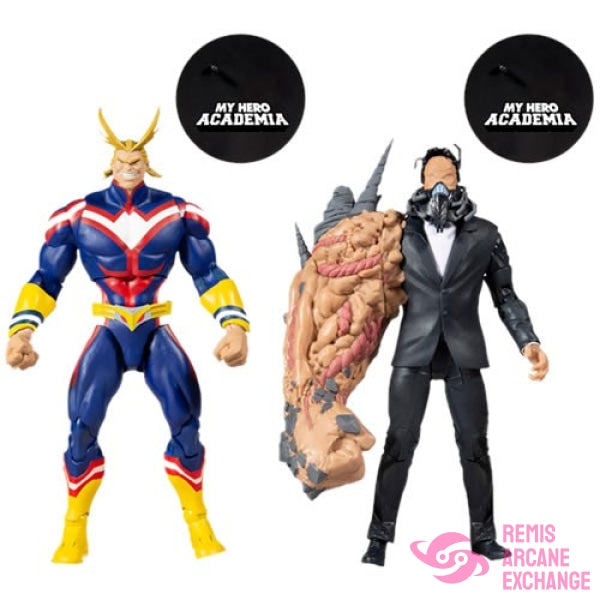My Hero Academia Figures - 7 Scale All Might Vs For One 2-Pack
