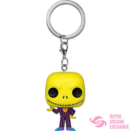 Nbc Jack Skellington Blacklight Pocket Pop! Key Chain