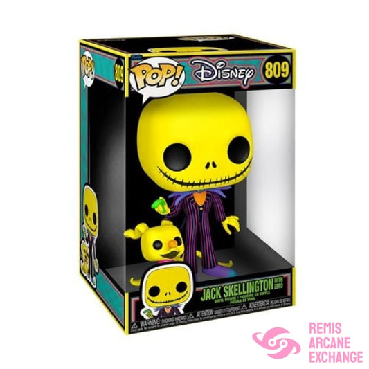 Nbx Jack With Zero Blacklight 10-Inch Jumbo Pop! Vinyl Figure