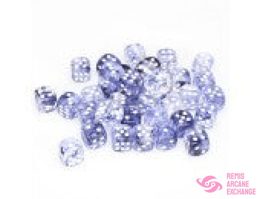 Nebula: 12Mm D6 Black / White Dice Block (36 Dice) Accessories