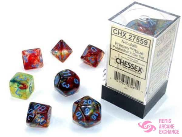 Nebula: Poly Primary/Blue Luminary Effect Die Set (7) Accessories