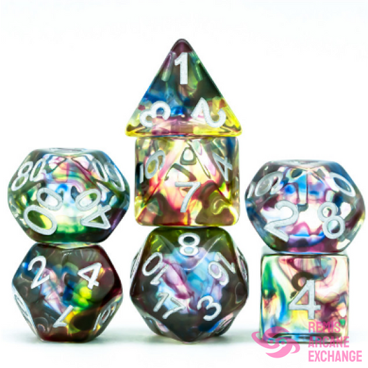 Northern Lights 7 Dice Set