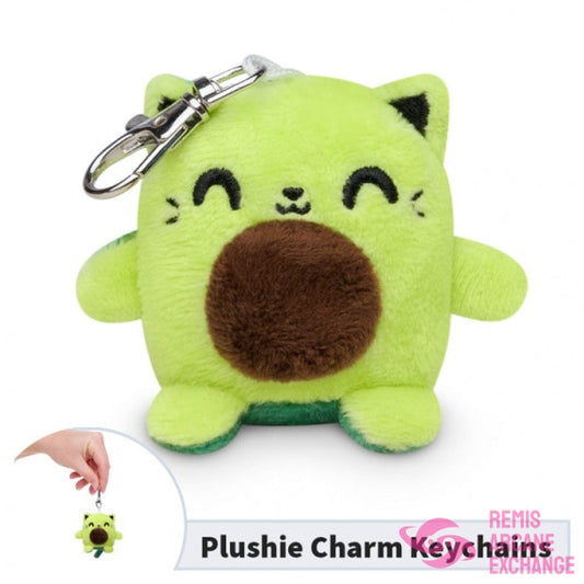 Plush Charm Keychain: Happy Avo-Cat-O