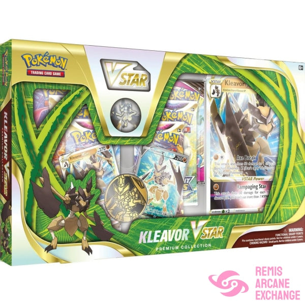 Pokemon Kleavor Vstar Premium Collection Box
