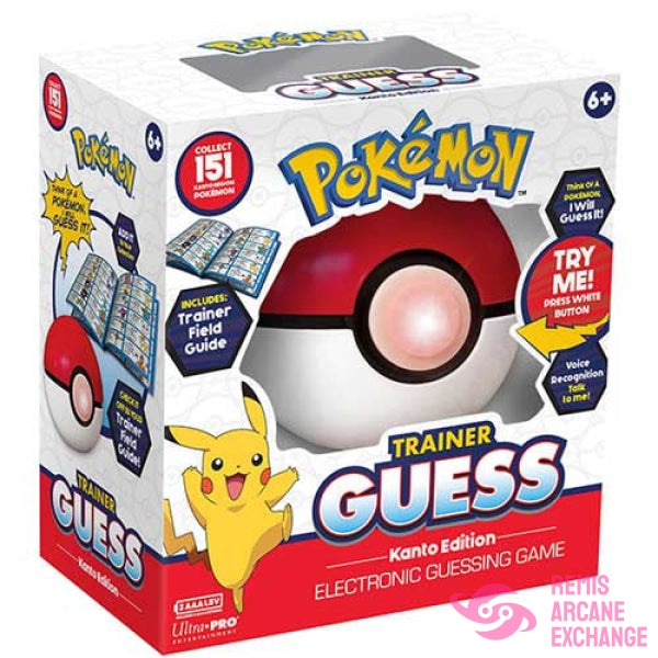 Pokemon Trainer Guess Kanto Electronic Guessing Game Collectible Card Games