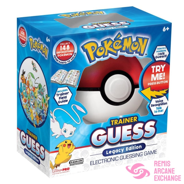 Pokemon Trainer Guess Legacy Electronic Guessing Game Collectible Card Games