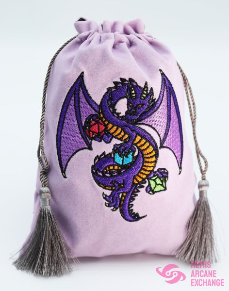 Purple Dragon Dice Bag Accessories