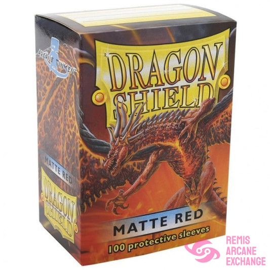 Red Matte Sleeves (100)