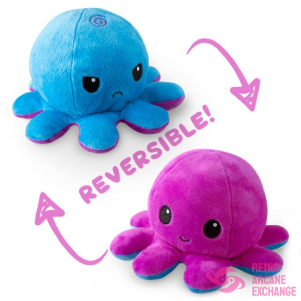 Reversible Octopus Plush: Purple & Blue