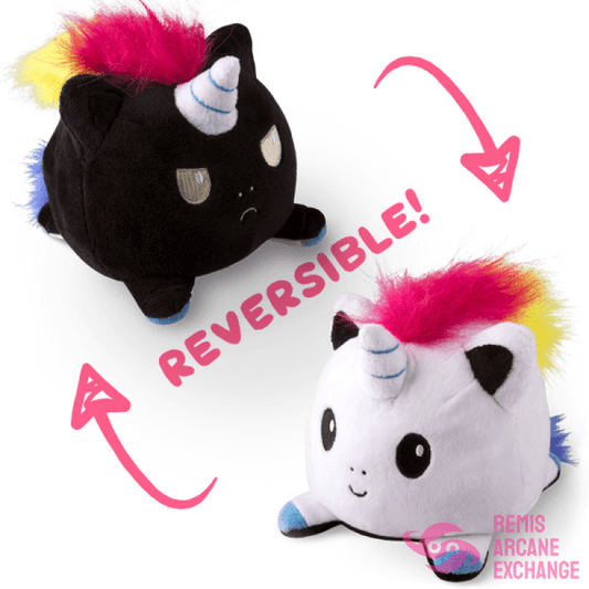 Reversible Unicorn Plush: & Black