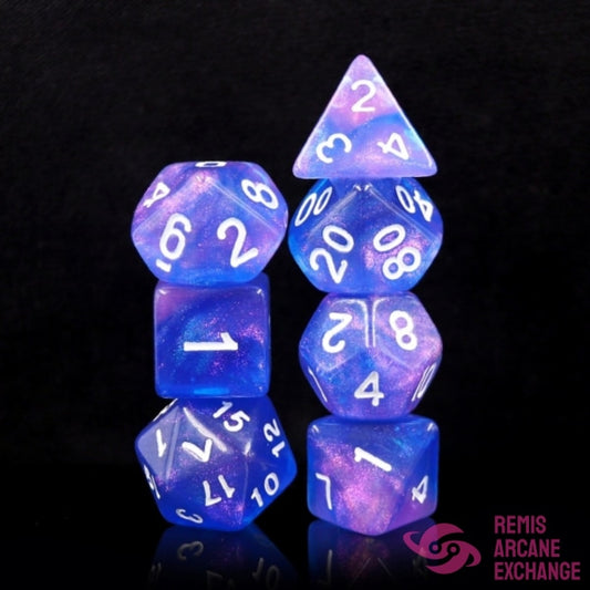 Sapphire Phantom 7 Dice Set