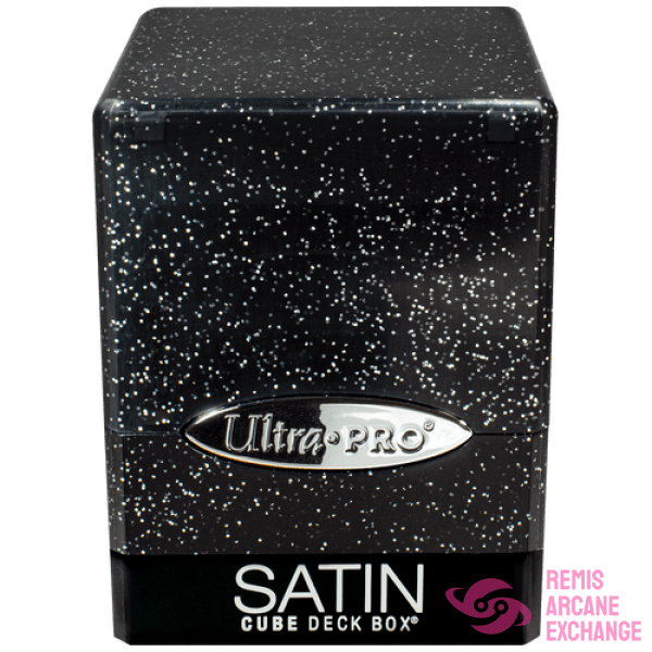 Satin Cube: Glitter Black