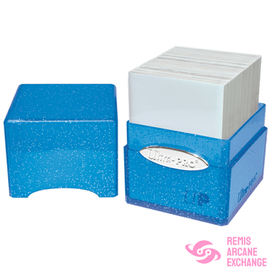 Satin Cube: Glitter Blue
