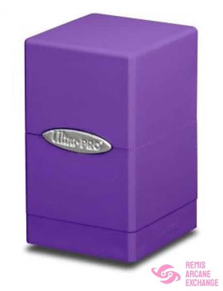 Satin Tower Deck Box: Purple Accessories