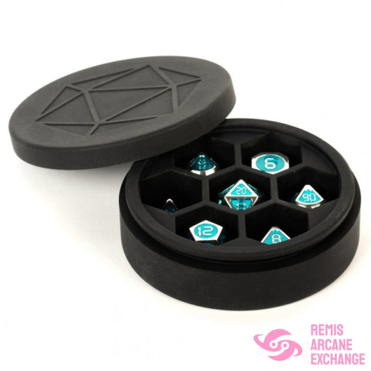 Silicone Round Dice Case: Black Accessories