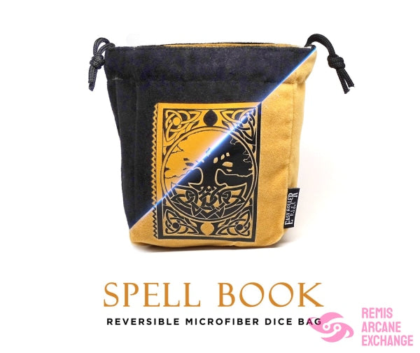 Spell Book Reversible Microfiber Self-Standing Large Dice Bag Accessories
