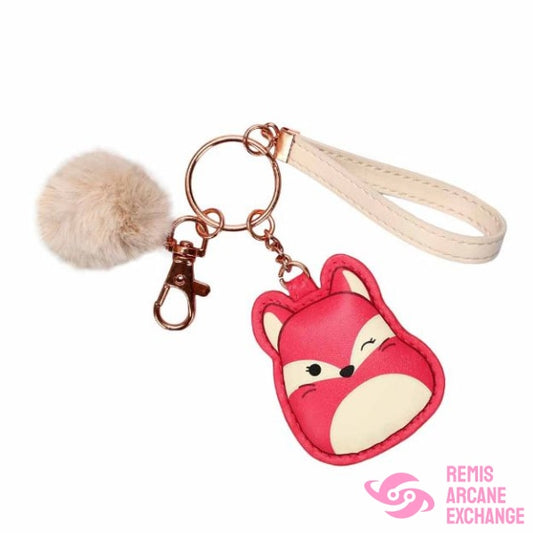 Squishmallow Winston Fifi Fox & Pom Key Chain