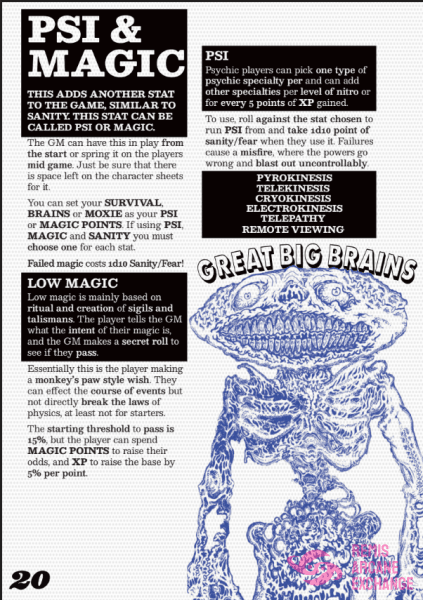 Squishy! A Quick Start Horror Game Role Playing Games