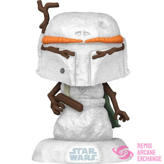 Star Wars Holiday Boba Fett Snowman Pop! Vinyl Figure