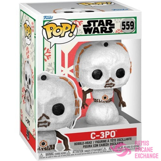 Star Wars Holiday C-3Po Snowman Pop! Vinyl Figure