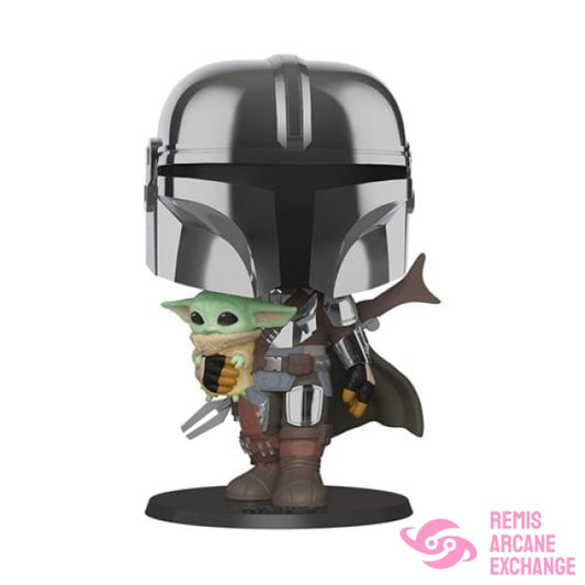 Star Wars: The Mandalorian Chrome 10-Inch Pop! Vinyl Figure