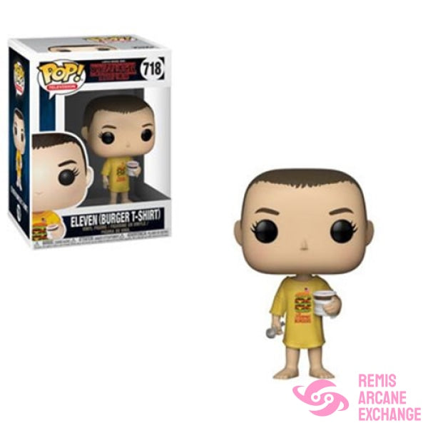 Stranger Things Eleven In Burger T-Shirt Pop! Vinyl Figure