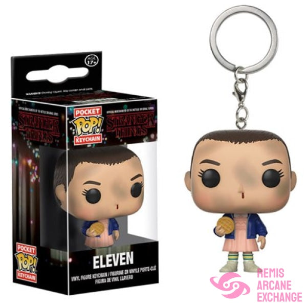 Stranger Things Eleven With Eggo Pocket Pop! Key Chain