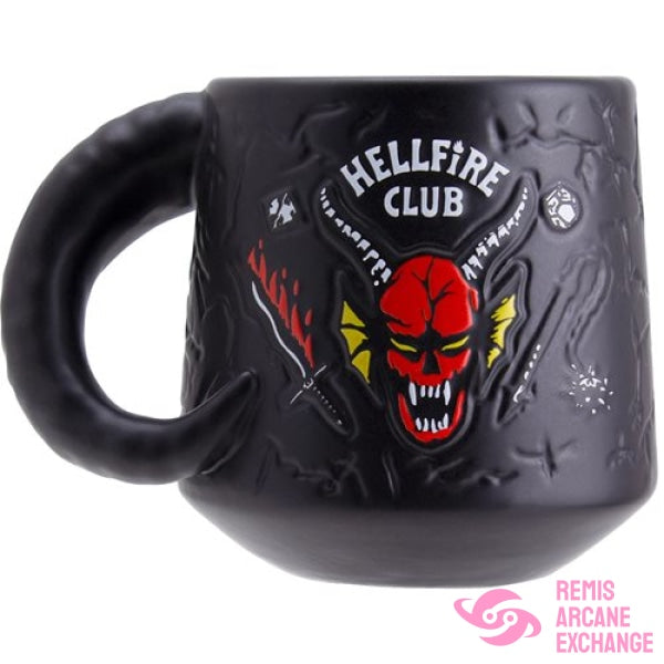 Stranger Things Hellfire Club Demon Embossed 13 Oz. Mug