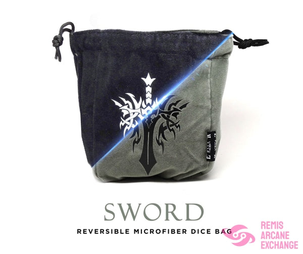 Sword Reversible Microfiber Self-Standing Large Dice Bag Accessories