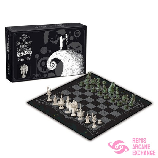The Nightmare Before Christmas 25 Years Collectors Chess Set Chess