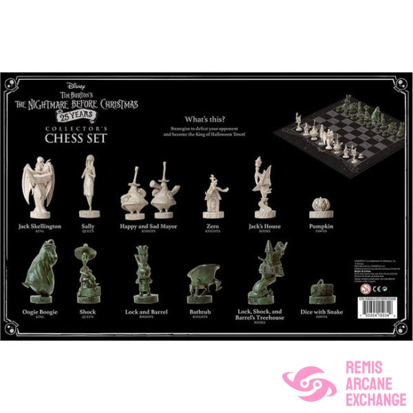The Nightmare Before Christmas 25 Years Collectors Chess Set Chess