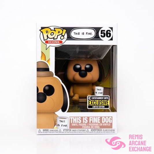 This Is Fine Dog Pop! Vinyl Figure
