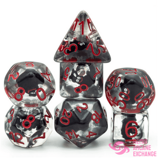 Vampire Bats 7 Dice Set