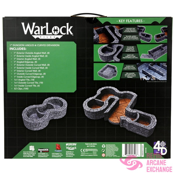 Warlock Tiles: Dungeon Tiles - 1 Angles & Curves Expansion