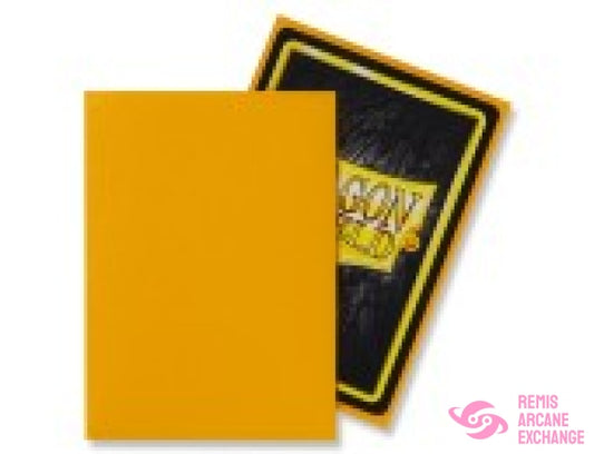 Yellow Matte Sleeves (100)