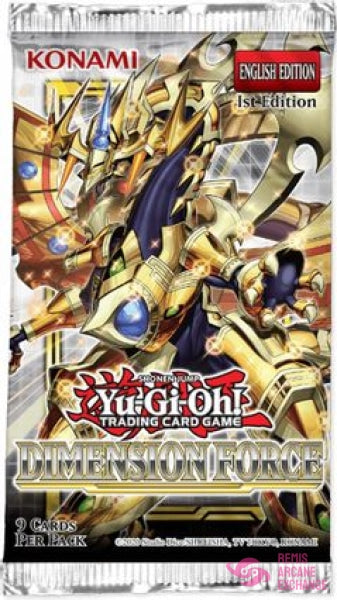 Yu-Gi-Oh! Tcg: Dimension Force Booster Pack 1St Edition Collectible Card Games